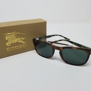 Burberry Men's Acetate Square Sunglasses